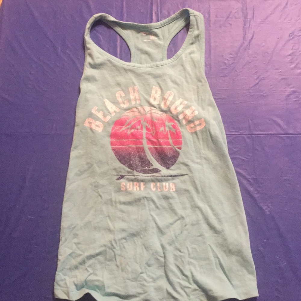 Blue tank top
